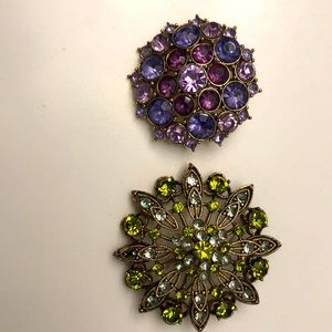 Two broaches sold together